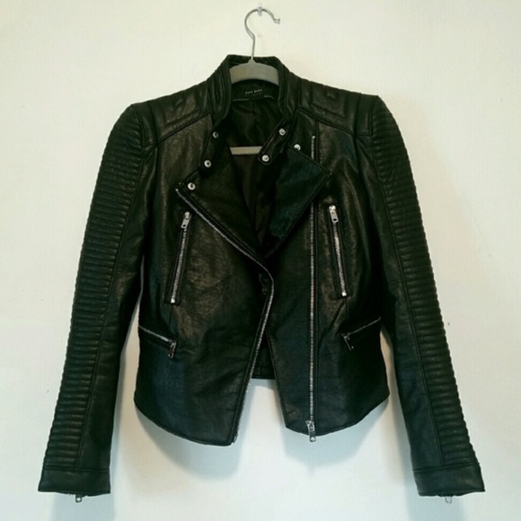 Zara Jackets & Blazers - Zara | Faux Leather Jacket